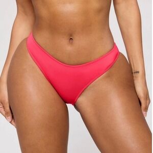New Yitty Swim Dipped Bikini Bottom – Flamingo Fizz – Medium